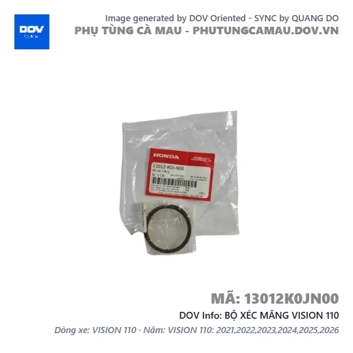 BỘ XÉC MĂNG VISION 110 — 13012K0JN00