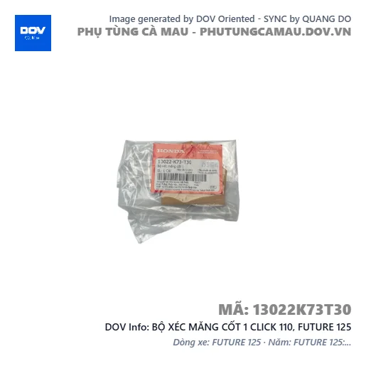 BỘ XÉC MĂNG CỐT 1 CLICK 110, FUTURE 125 — 13022K73T30