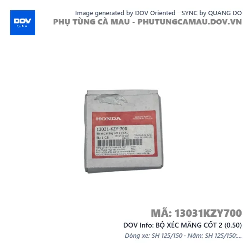 BỘ XÉC MĂNG CỐT 2 (0.50) — 13031KZY700