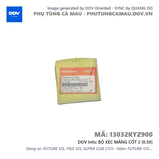 BỘ XÉC MĂNG CỐT 2 (0.50)  — 13032KYZ900
