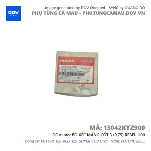 BỘ XÉC MĂNG CỐT 3 (0.75) REBEL 1100 — 13042KYZ900