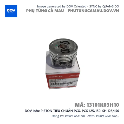 PISTON TIÊU CHUẨN PCX, PCX 125/150, SH 125/150 — 13101K03H10