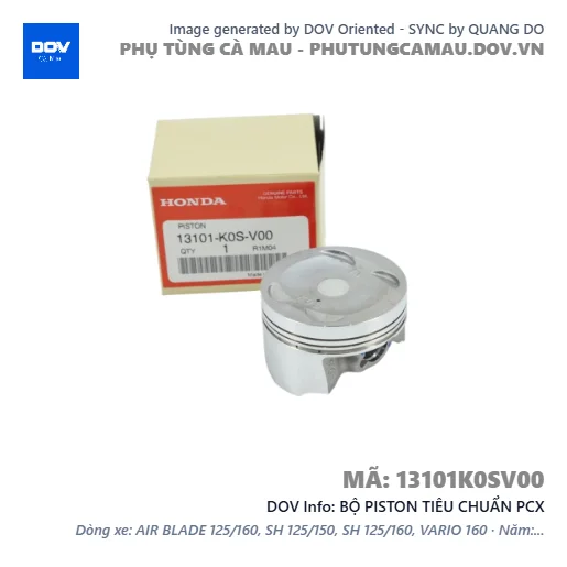 BỘ PISTON TIÊU CHUẨN PCX — 13101K0SV00