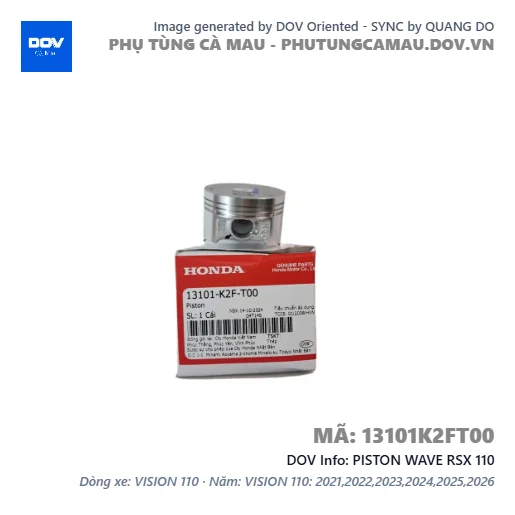 PISTON WAVE RSX 110 — 13101K2FT00