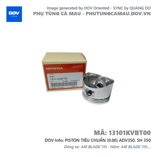 PISTON TIÊU CHUẨN (0.00) ADV350, SH 350 — 13101KVBT00
