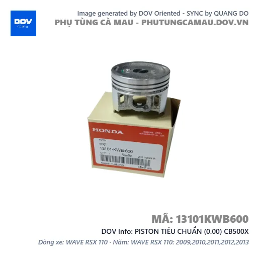 PISTON TIÊU CHUẨN (0.00) CB500X — 13101KWB600