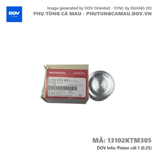 Piston cốt 1 (0.25)  — 13102KTM305