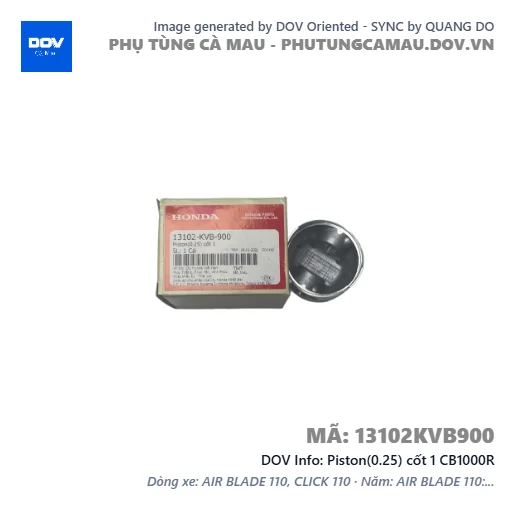 Piston(0.25) cốt 1 CB1000R — 13102KVB900