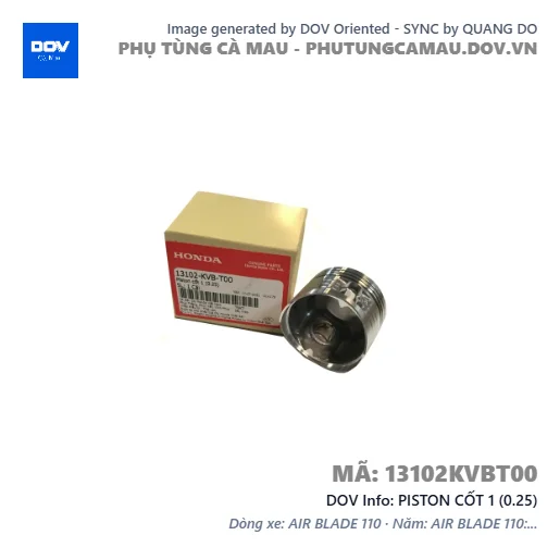 PISTON CỐT 1 (0.25)  — 13102KVBT00