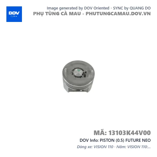 PISTON (0.5) FUTURE NEO — 13103K44V00