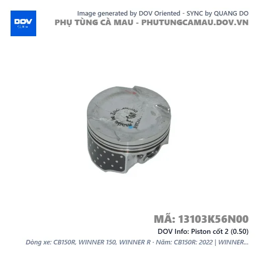 Piston cốt 2 (0.50)  — 13103K56N00