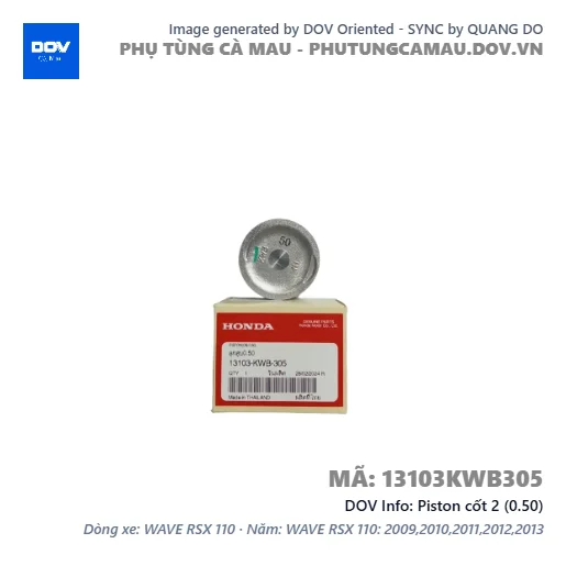Piston cốt 2 (0.50)  — 13103KWB305