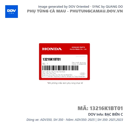 BẠC BIÊN C  — 13216K1BT01