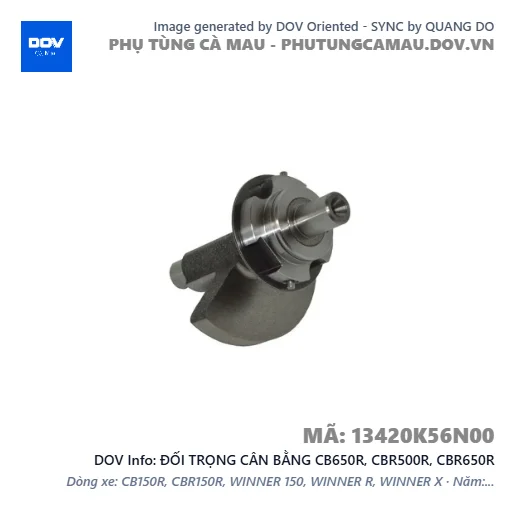 ĐỐI TRỌNG CÂN BẰNG CB650R, CBR500R, CBR650R — 13420K56N00