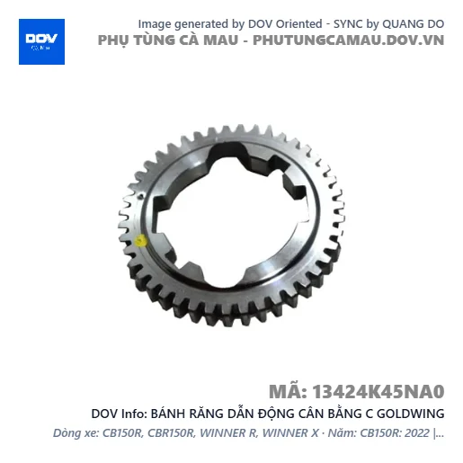 BÁNH RĂNG DẪN ĐỘNG CÂN BẰNG C GOLDWING — 13424K45NA0