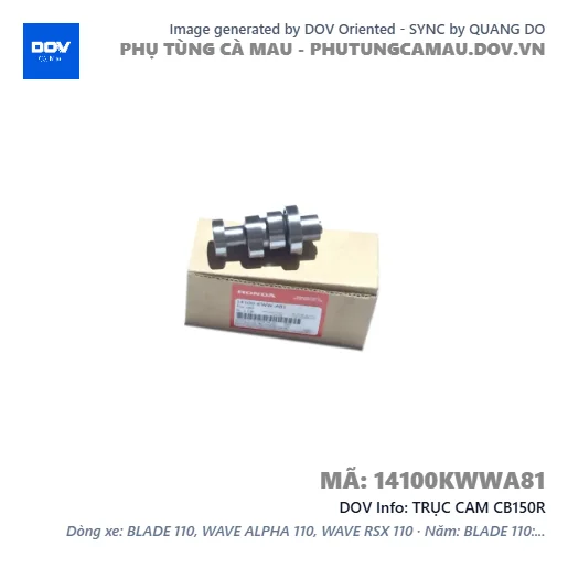 TRỤC CAM CB150R — 14100KWWA81