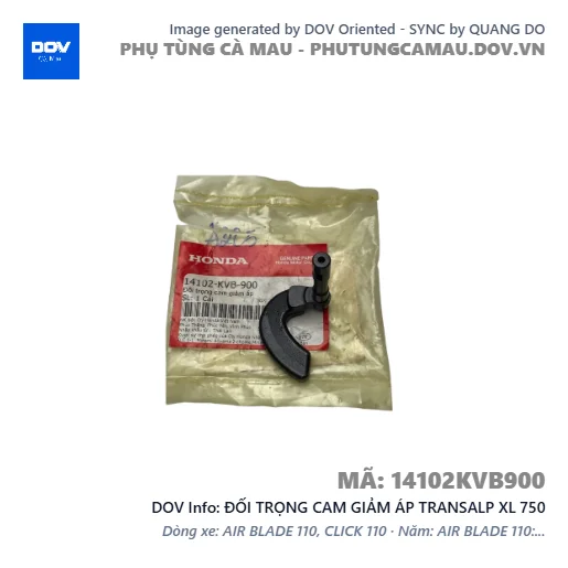 ĐỐI TRỌNG CAM GIẢM ÁP TRANSALP XL 750 — 14102KVB900