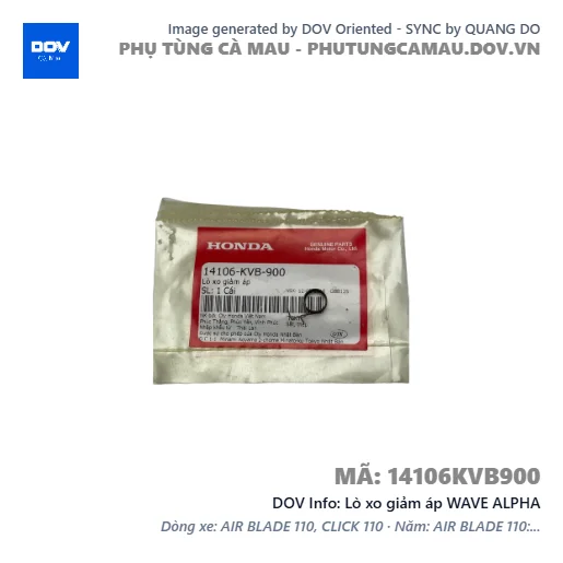 Lò xo giảm áp WAVE ALPHA — 14106KVB900
