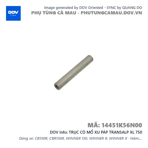 TRỤC CÒ MỔ XU PÁP TRANSALP XL 750 — 14451K56N00