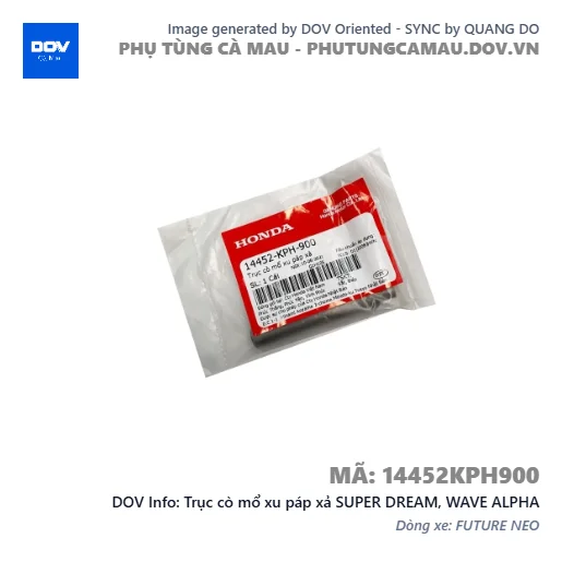 Trục cò mổ xu páp xả SUPER DREAM, WAVE ALPHA — 14452KPH900