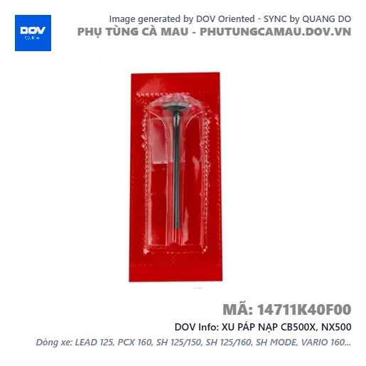 XU PÁP NẠP CB500X, NX500 — 14711K40F00