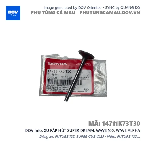 XU PÁP HÚT SUPER DREAM, WAVE 100, WAVE ALPHA — 14711K73T30