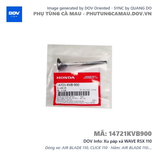 Xu páp xả WAVE RSX 110 — 14721KVB900