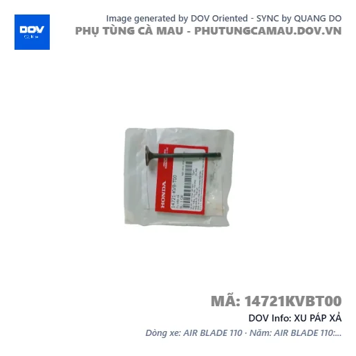 XU PÁP XẢ  — 14721KVBT00