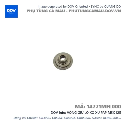 VÒNG GIỮ LÒ XO XU PÁP MSX 125 — 14771MFL000