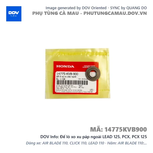 Đế lò xo xu páp ngoài LEAD 125, PCX, PCX 125 — 14775KVB900