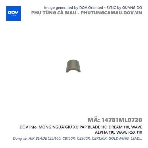 MÓNG NGỰA GIỮ XU PÁP BLADE 110, DREAM 110, WAVE ALPHA 110, WAVE RSX 110 — 14781ML0720