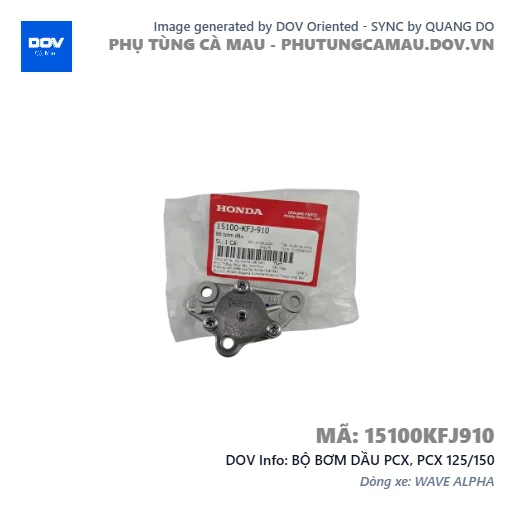 BỘ BƠM DẦU PCX, PCX 125/150 — 15100KFJ910