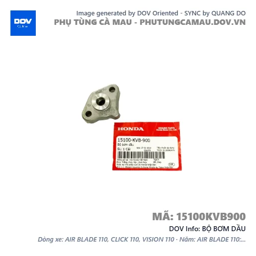 BỘ BƠM DẦU  — 15100KVB900