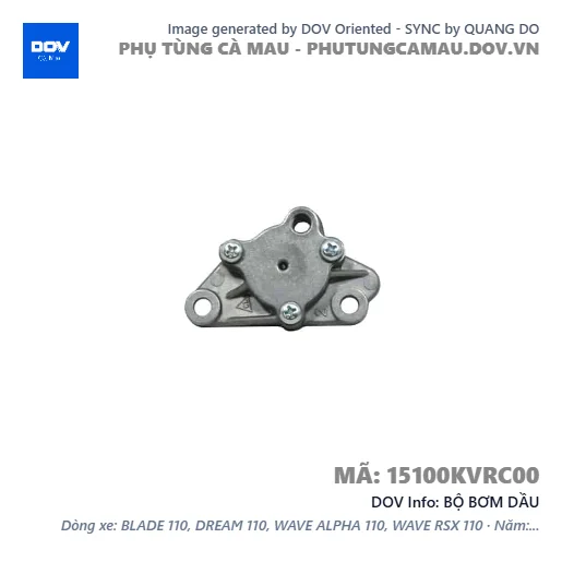 BỘ BƠM DẦU  — 15100KVRC00