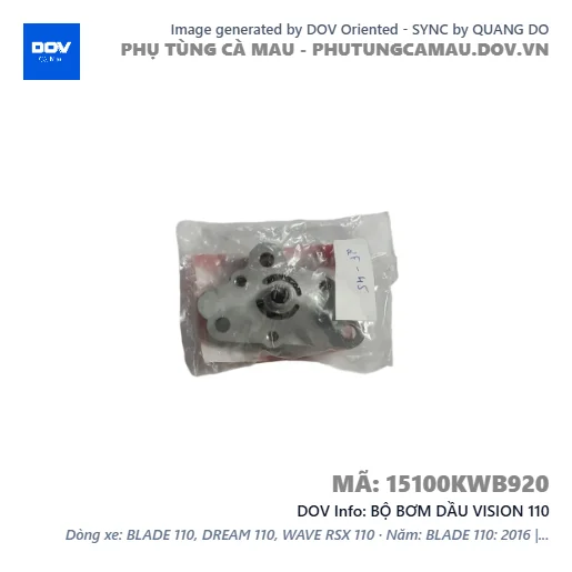 BỘ BƠM DẦU VISION 110 — 15100KWB920