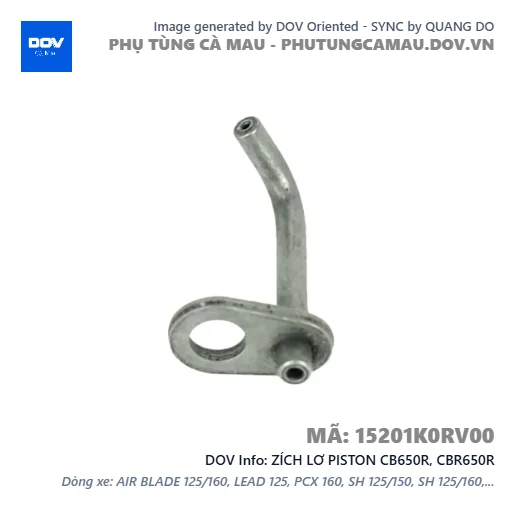 ZÍCH LƠ PISTON CB650R, CBR650R — 15201K0RV00