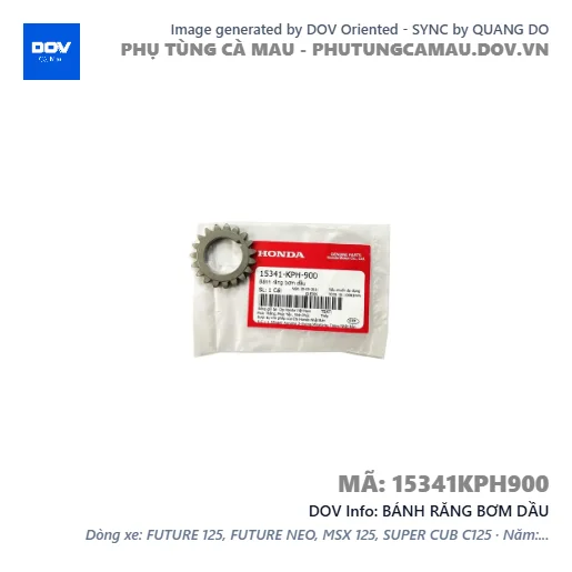 BÁNH RĂNG BƠM DẦU  — 15341KPH900