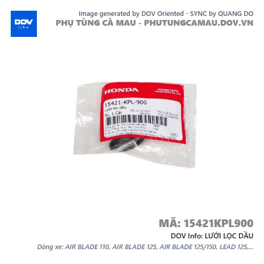 LƯỚI LỌC DẦU — 15421KPL900