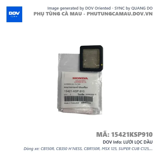 LƯỚI LỌC DẦU  — 15421KSP910