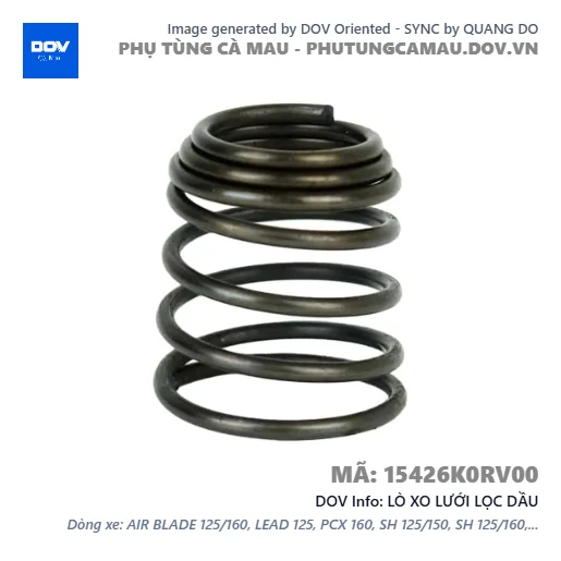 LÒ XO LƯỚI LỌC DẦU  — 15426K0RV00