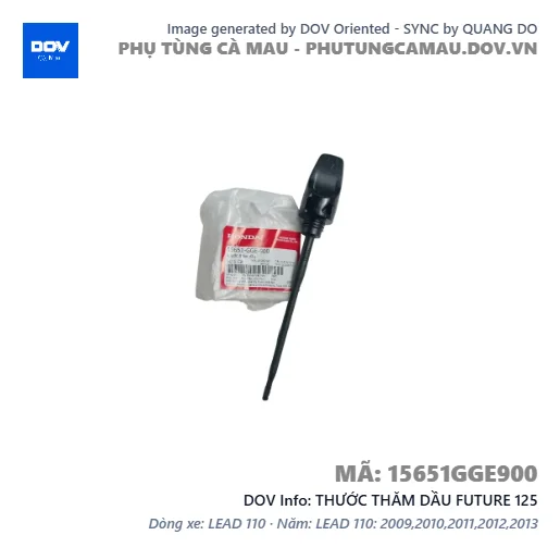 THƯỚC THĂM DẦU FUTURE 125 — 15651GGE900