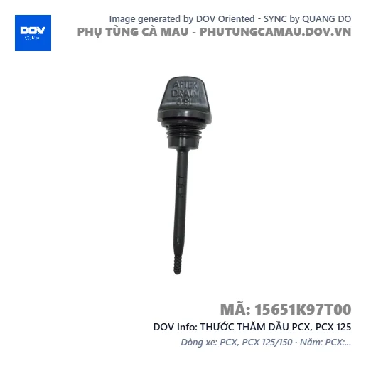 THƯỚC THĂM DẦU PCX, PCX 125 — 15651K97T00