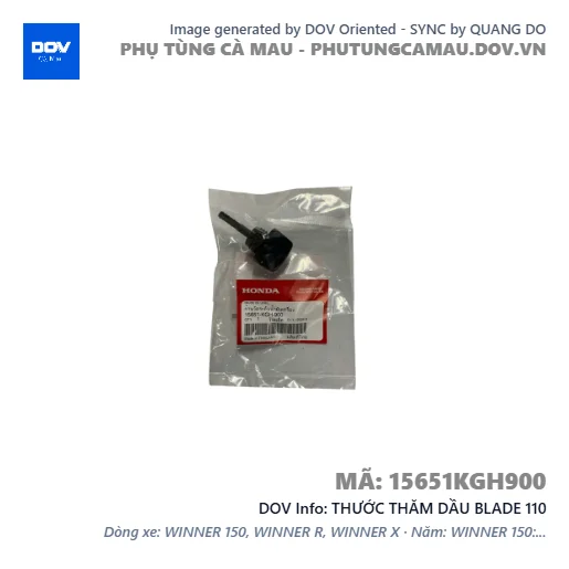 THƯỚC THĂM DẦU BLADE 110 — 15651KGH900