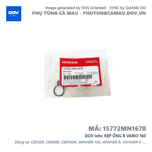 KẸP ỐNG B VARIO 160 — 15772MN1670