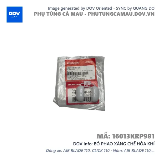 BỘ PHAO XĂNG CHẾ HÒA KHÍ — 16013KRP981