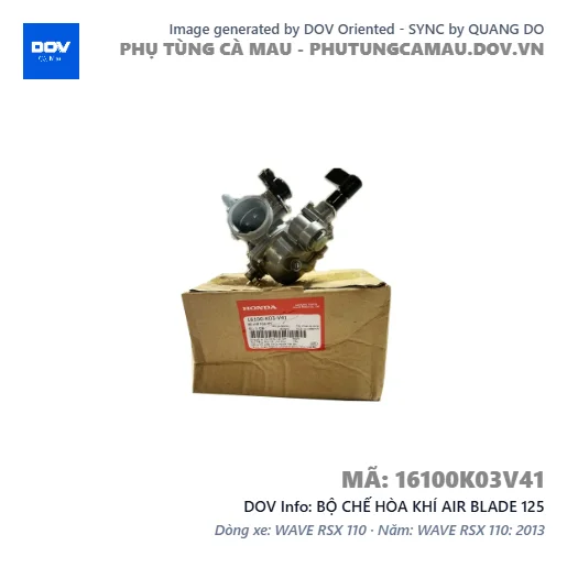BỘ CHẾ HÒA KHÍ AIR BLADE 125 — 16100K03V41
