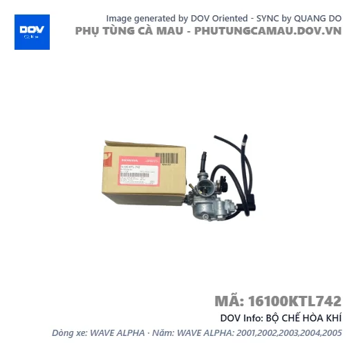 BỘ CHẾ HÒA KHÍ  — 16100KTL742