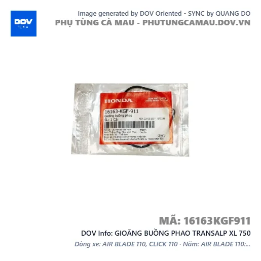 GIOĂNG BUỒNG PHAO TRANSALP XL 750 — 16163KGF911