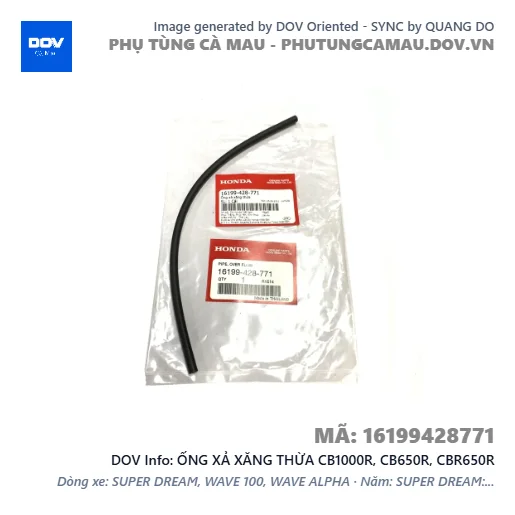 ỐNG XẢ XĂNG THỪA CB1000R, CB650R, CBR650R — 16199428771
