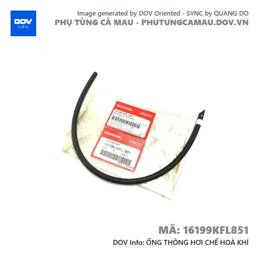 ỐNG THÔNG HƠI CHẾ HOÀ KHÍ  — 16199KFL851